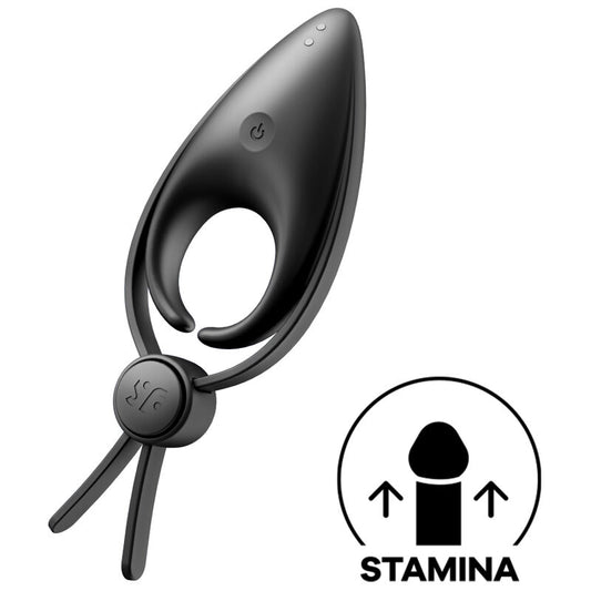 SATISFYER - BAGUE VIBRANTE NOIRE SNIPER