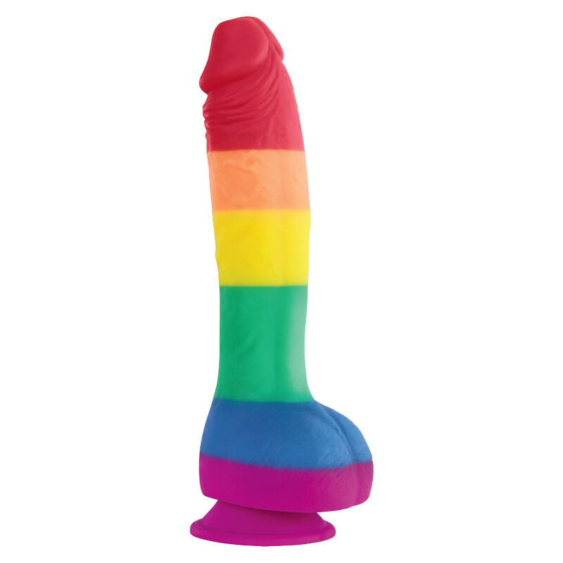 FIERTÉ - DRAPEAU LGBT DILDO 19 CM