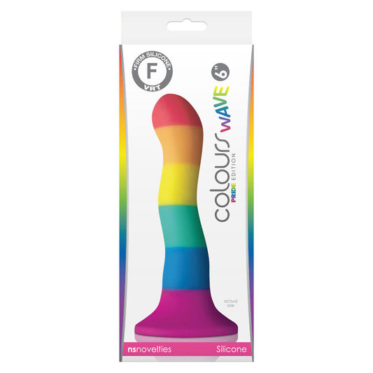 FIERTÉ - GODE WAVE DRAPEAU LGBT 17 CM