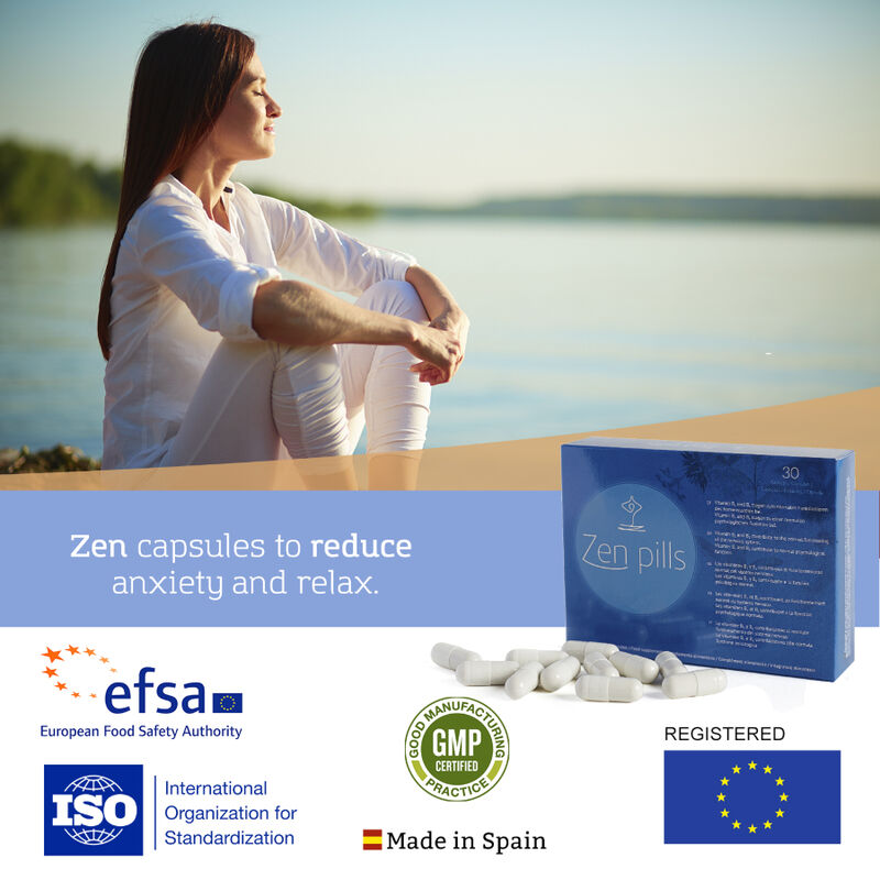 500 COSMETICS - CAPSULES ZEN PILLS RELAXATION ET RÉDUCTION DE L'ANXIÉTÉ