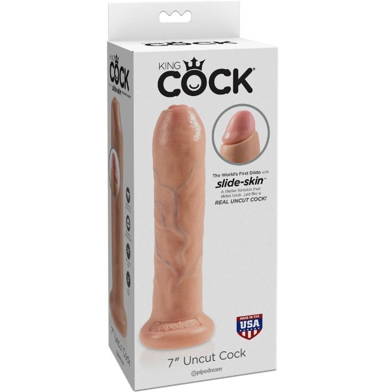 KING COCK - GODE RÉALISTE NATUREL NON COUPÉ 21 CM