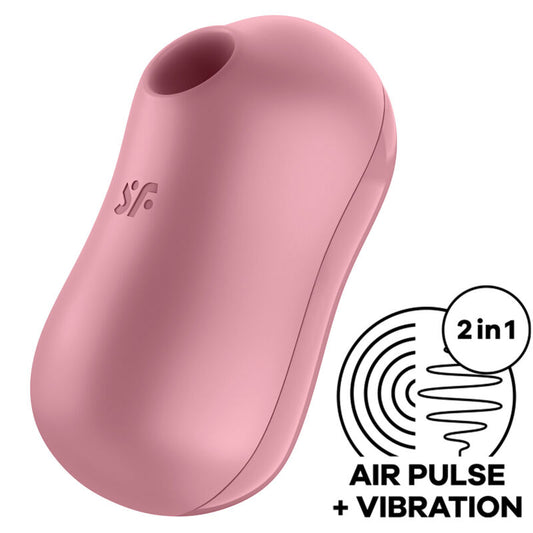 SATISFYER - STIMULATEUR ET VIBRATEUR COTTON CANDY LILAS