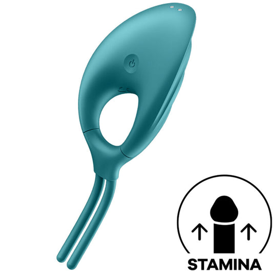 SATISFYER - BAGUE VIBRANTE VERTE SWORDSMAN