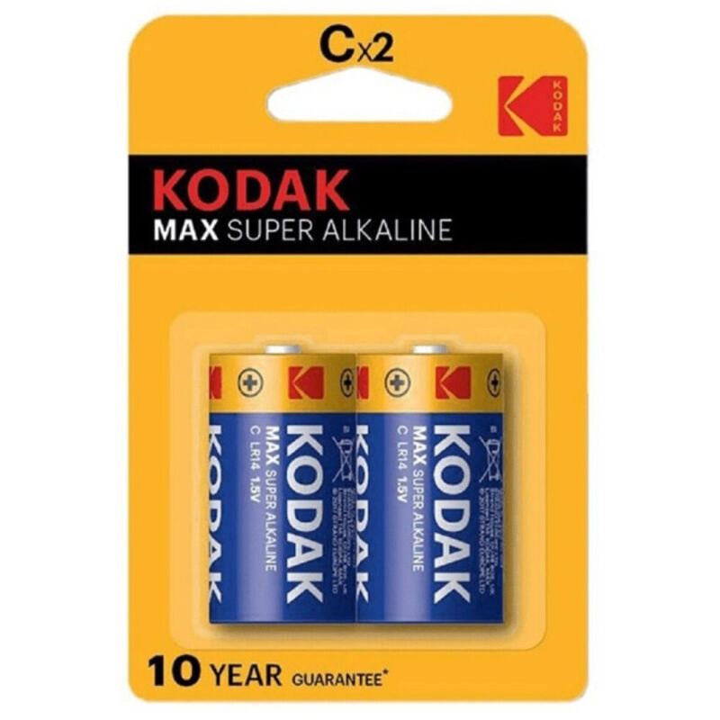 KODAK - Pile alcaline Max C LR14 BLISTER*2