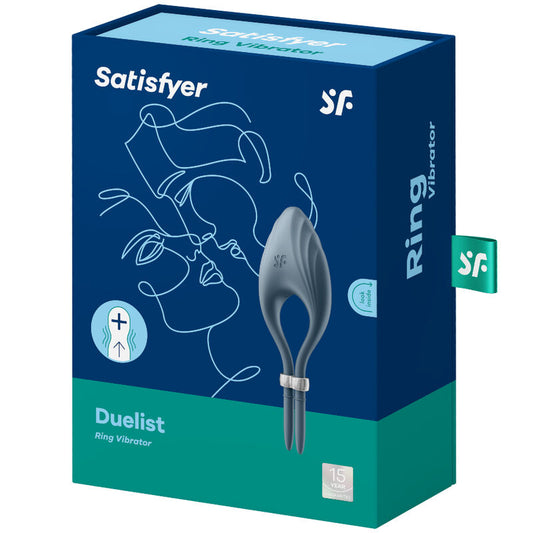 ANNEAU VIBRANT SATISFYER DUELIST - GRIS