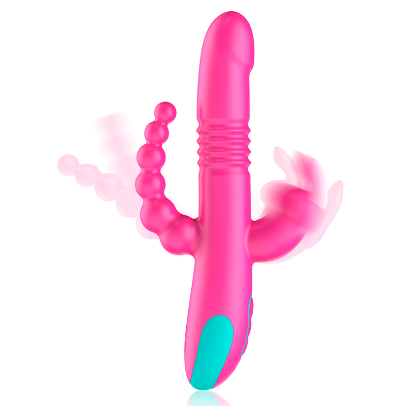 HAPPY LOKY - DONALD TRIPLE STIMULATION : ANAL, POINT G & CLITORIS COMPATIBLE AVEC LA TECHNOLOGIE SANS FIL WATCHME