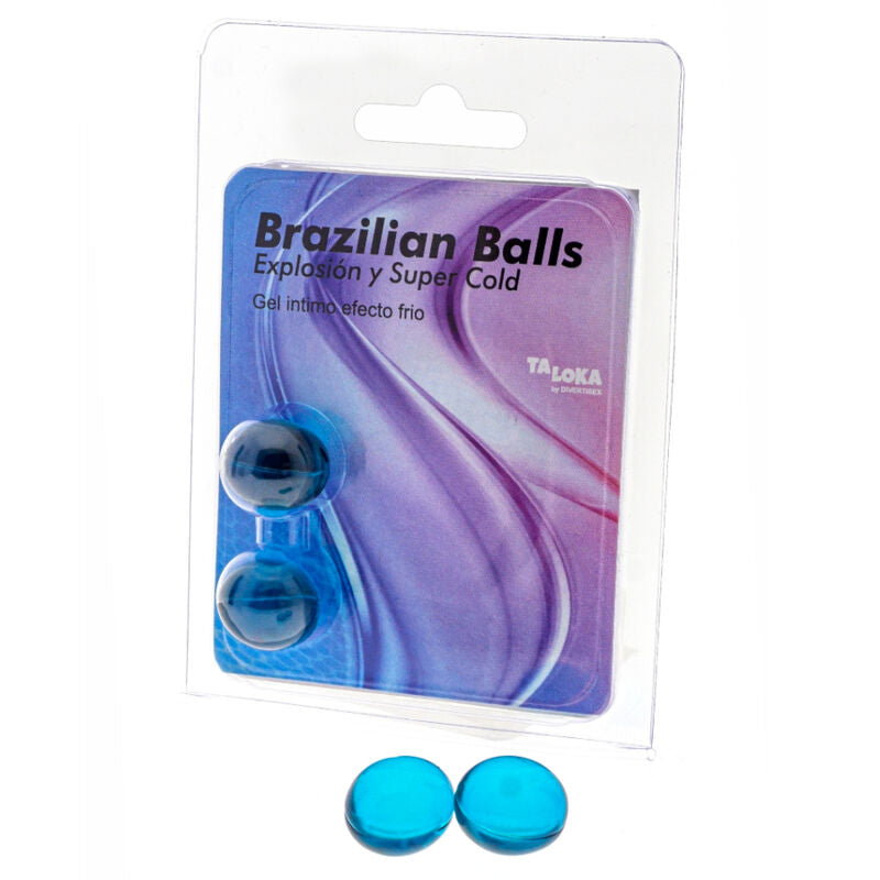 TALOKA - BOULES BRÉSILIENNES GEL EXCITANT EFFET FROID 2 BOULES
