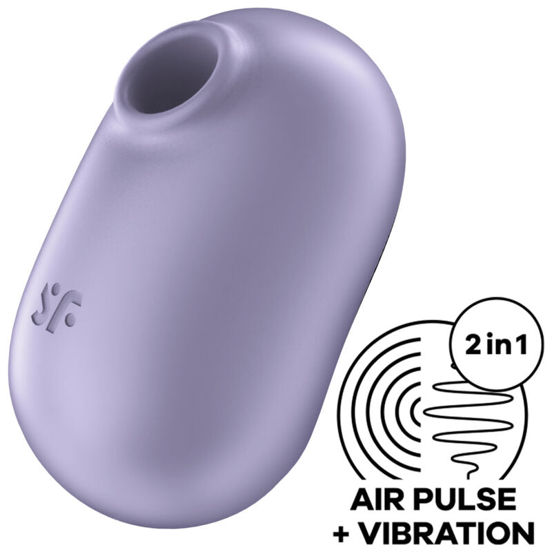 SATISFYER - PRO TO GO 2 DOUBLE STIMULATEUR ET VIBRATEUR BEIGE
