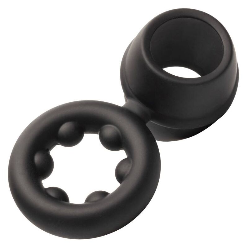 CALEXOTICS - BAGUE ALPHA DUAL MAGNUM NOIRE