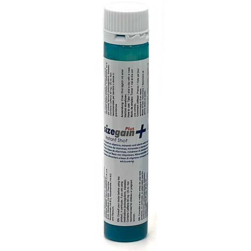 500 COSMETICS - SIZEGAIN PLUS INSTANT SHOT MALE INTELLIGENT 5 UNITÉS