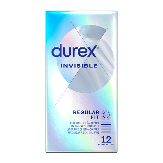 DUREX - INVISIBLE EXTRA FIN 12 UNITÉS