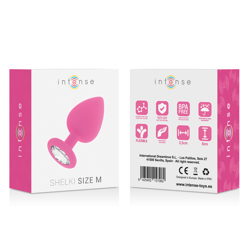 INTENSE - Plug anal Shelki M Fuchsia