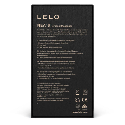 LELO - NEA 3 MASSEUR PERSONNEL - BLEU