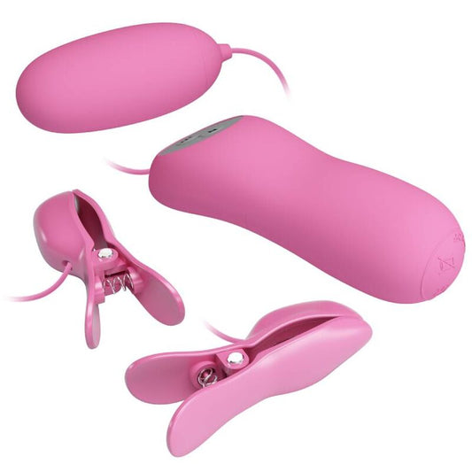 PRETTY LOVE - CLIPS ÉLECTROCHOCS VIBRANTS ROSE
