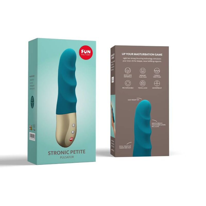 FUN FACTORY - PETIT VIBRATEUR STRONIC BLEU PROFOND