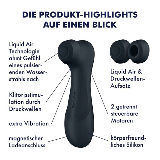 SATISFYER - PRO 2 GÉNÉRATION 3 TECHNOLOGIE À AIR LIQUIDE GRENAT