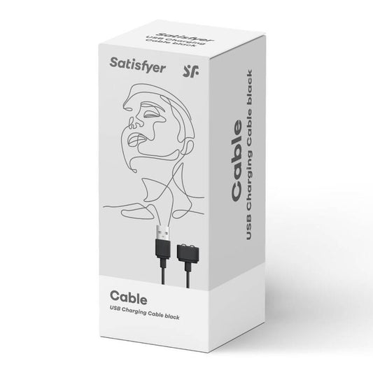 SATISFYER - CÂBLE DE CHARGEUR USB NOIR