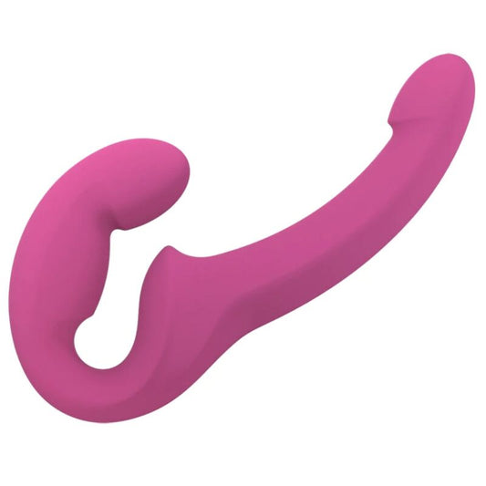 FUN FACTORY - SHARE LITE DOUBLE DILDO HARNAIS BLACKBERRY