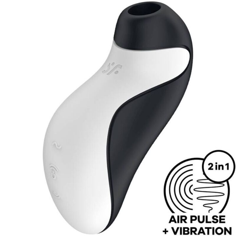SATISFYER - STIMULATEUR À IMPULSIONS D'AIR ORCA + VIBRATIONS