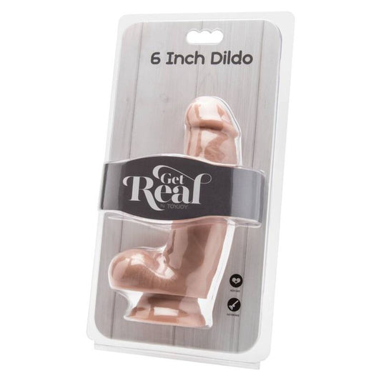 GET REAL - GODE 12 CM AVEC TESTICULES NATURELS
