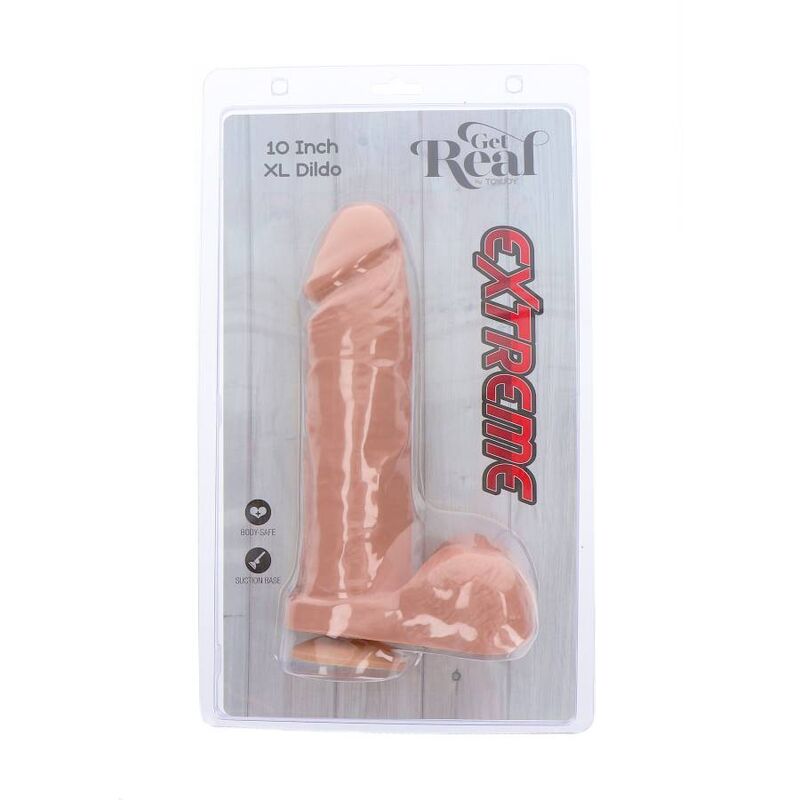 GET REAL - EXTREME XL DILDO 25,5 CM NATUREL