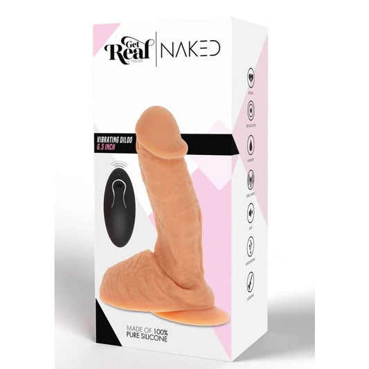GET REAL - GODE VIBRANT EN SILICONE NATUREL