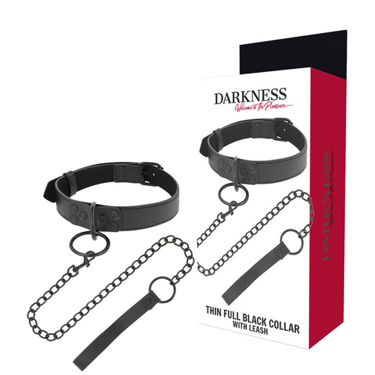 TÉNÈBRES - COLLIER CHAÎNE NOIRE