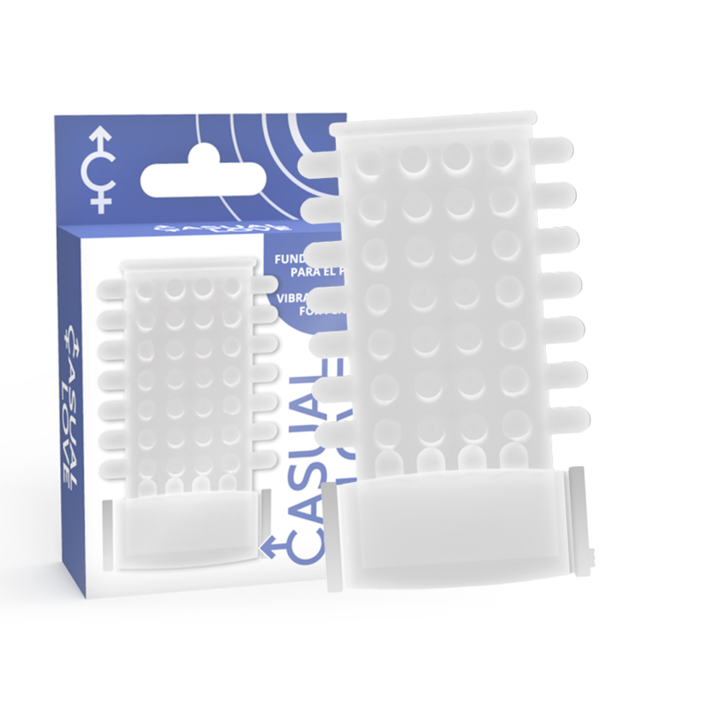 CASUAL LOVE - COUVERTURE TRANSPARENTE POUR ANNEAU PÉNIS VIBRATEUR