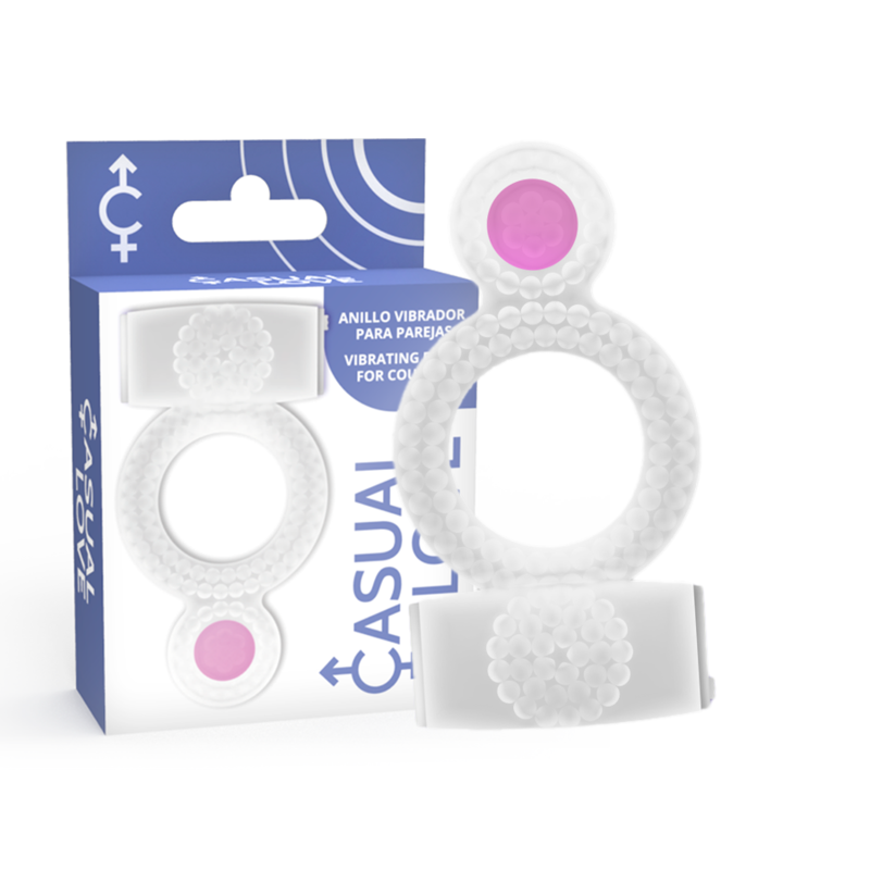 CASUAL LOVE - BAGUE DOUBLE PLAISIR BAGUE TRANSPARENTE