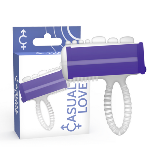 CASUAL LOVE - ANNEAU DE LANGUE VIBRANT LILAS