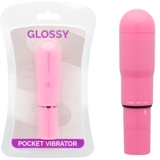 GLOSSY - VIBRATEUR DE POCHE ROSE INTENSE
