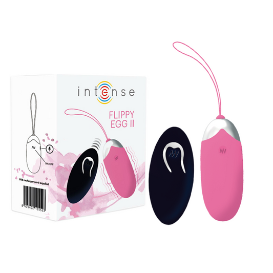INTENSE - FLIPPY II ŒUF RECHARGEABLE À DISTANCE ROSE