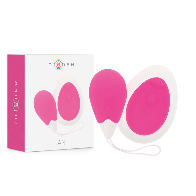 INTENSE - JAN ŒUF VIBRANT TÉLÉCOMMANDÉ ROSE