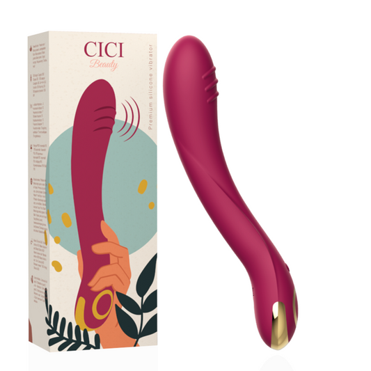 CICI BEAUTY - VIBRATEUR POINT G EN SILICONE DE QUALITÉ SUPÉRIEURE