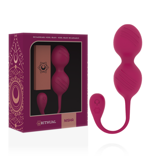RITHUAL - Boules de Kegel vibrantes rechargeables Nisha Orchid