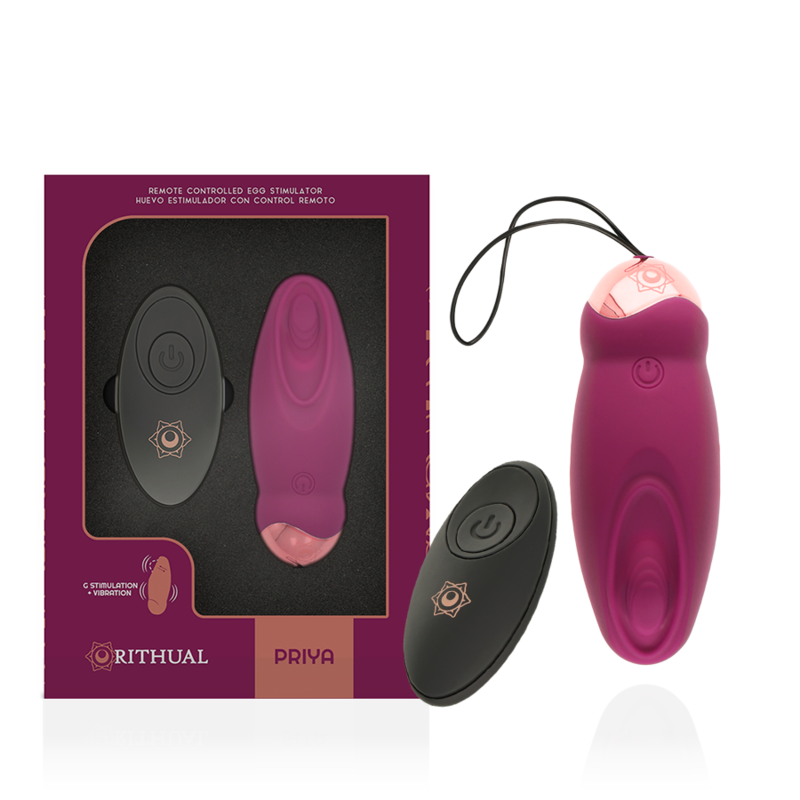 RITHUAL - PRIYA EGG TÉLÉCOMMANDE POINT G + VIBRATION
