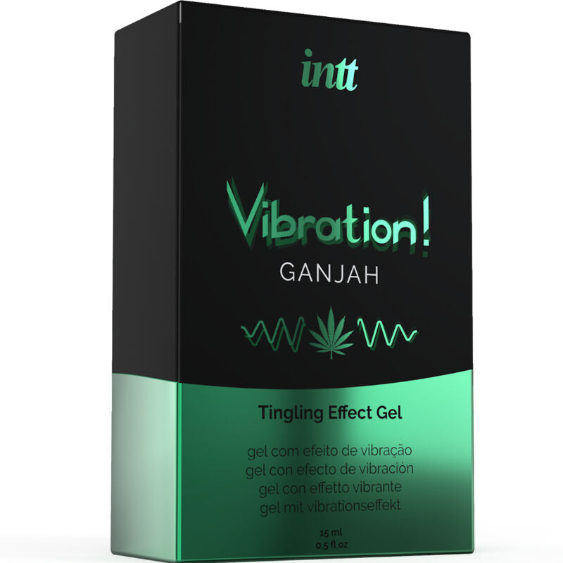 INTT - GEL VIBRATEUR LIQUIDE DE CANNABIS PUISSANT STIMULANT INTIME 15ML