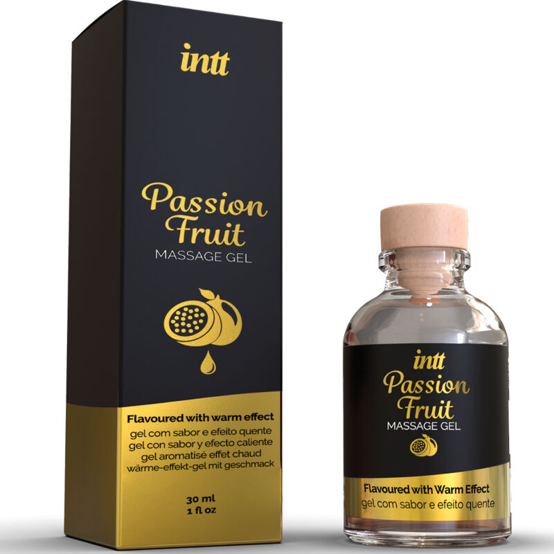MASSAGE INTT & SEXE ORAL - GEL DE MASSAGE AU FRUIT DE LA PASSION AVEC EFFET CHAUFFANT