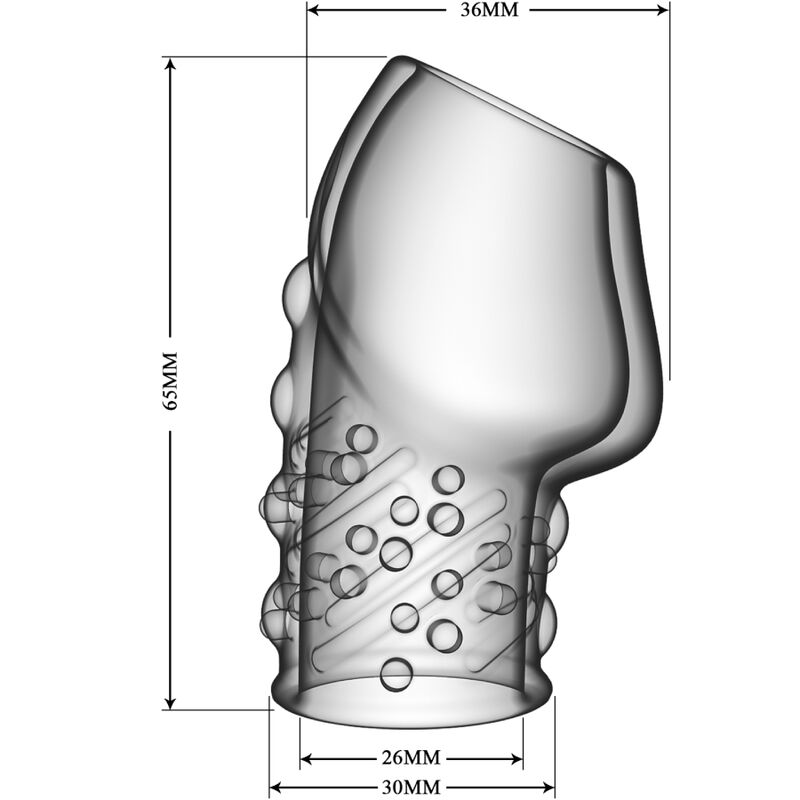 PRETTY LOVE - MATIAS PÉNIS TRANSPARENT PLUS ÉPAIS