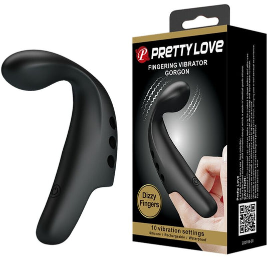 PRETTY LOVE - GORGON BLACK VIBRATING THIMBLE