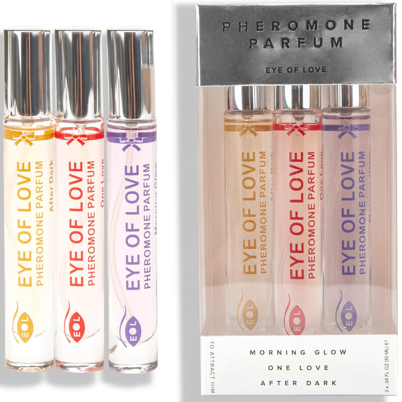 EYE OF LOVE - Parfum EOL PHR 10 ml Coffret de 3 - Éclat du matin, ONE LOVE, After Dark