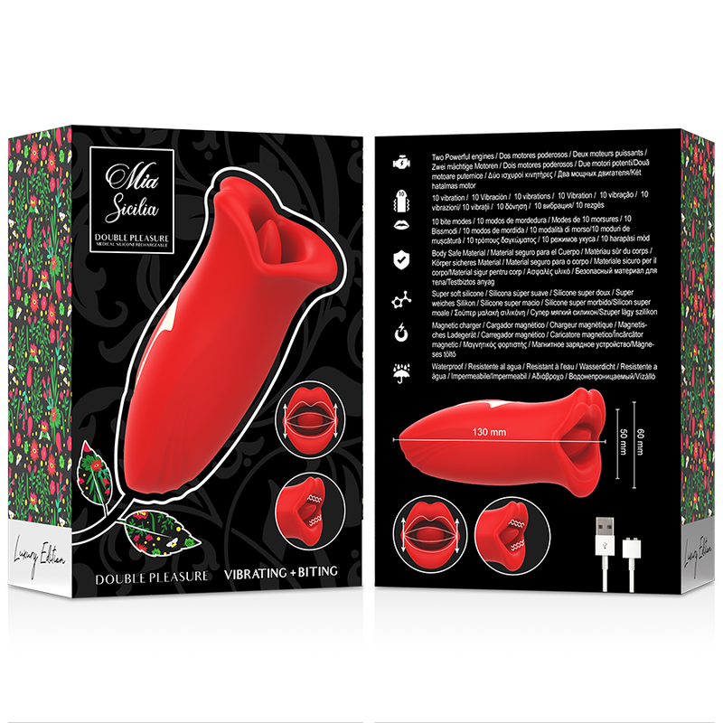 MIA - SICILY DOUBLE PLEASURE KISS-LICK-VIBE