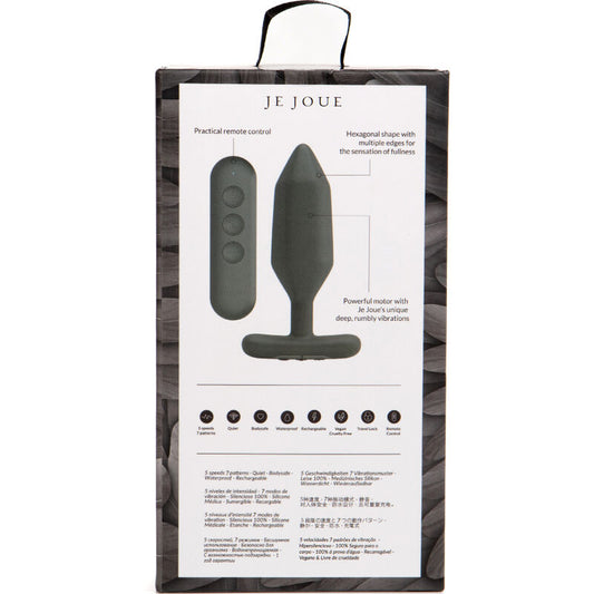JE JOUE - ONYX ANAL PLUG VIBRATEUR NOIR