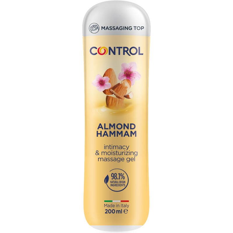 CONTROL - GEL DE MASSAGE 3 EN 1 AU LAIT D'AMANDE 200 ML