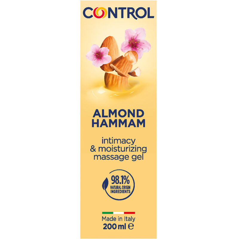 CONTROL - GEL DE MASSAGE 3 EN 1 AU LAIT D'AMANDE 200 ML