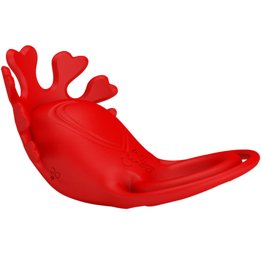 PRETTY LOVE - RUBEN ANNEAU VIBRANT 7 VIBRATIONS SILICONE ROUGE