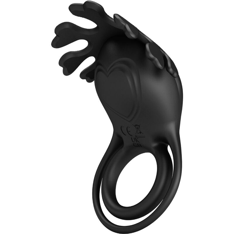 PRETTY LOVE - RUBEN BAGUE VIBRANTE 7 VIBRATIONS SILICONE NOIR