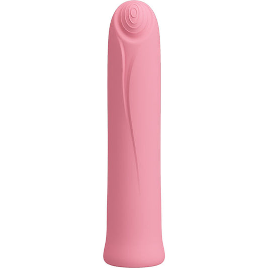 PRETTY LOVE - CURTIS MINI VIBRATEUR SUPER PUISSANT 12 VIBRATIONS SILICONE ROSE