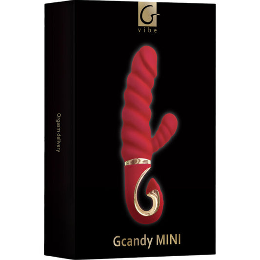 G-VIBE - MINI VIBRATEUR EN SILICONE GCANDY ROUGE
