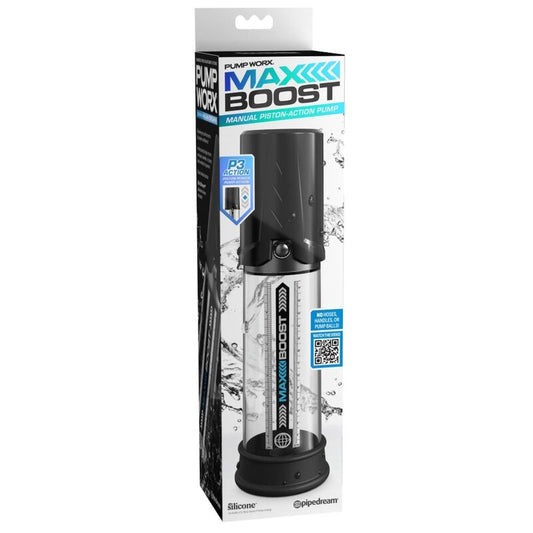 PUMP WORX - POMPE D'ÉRECTIFICATION MAX BOOST NOIRE
